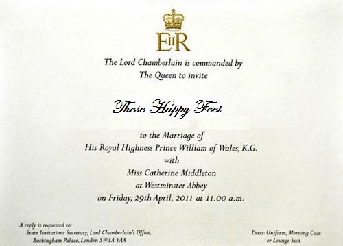 william and kate wedding invitation. prince william and kate