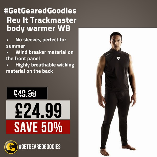 #GetGearedGoodies - Save on the Rev It Bodywarmer Trackmaster WB - www.GetGeared.co.uk