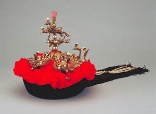 Sombrero concubina Imperial. Dinastia Qing
