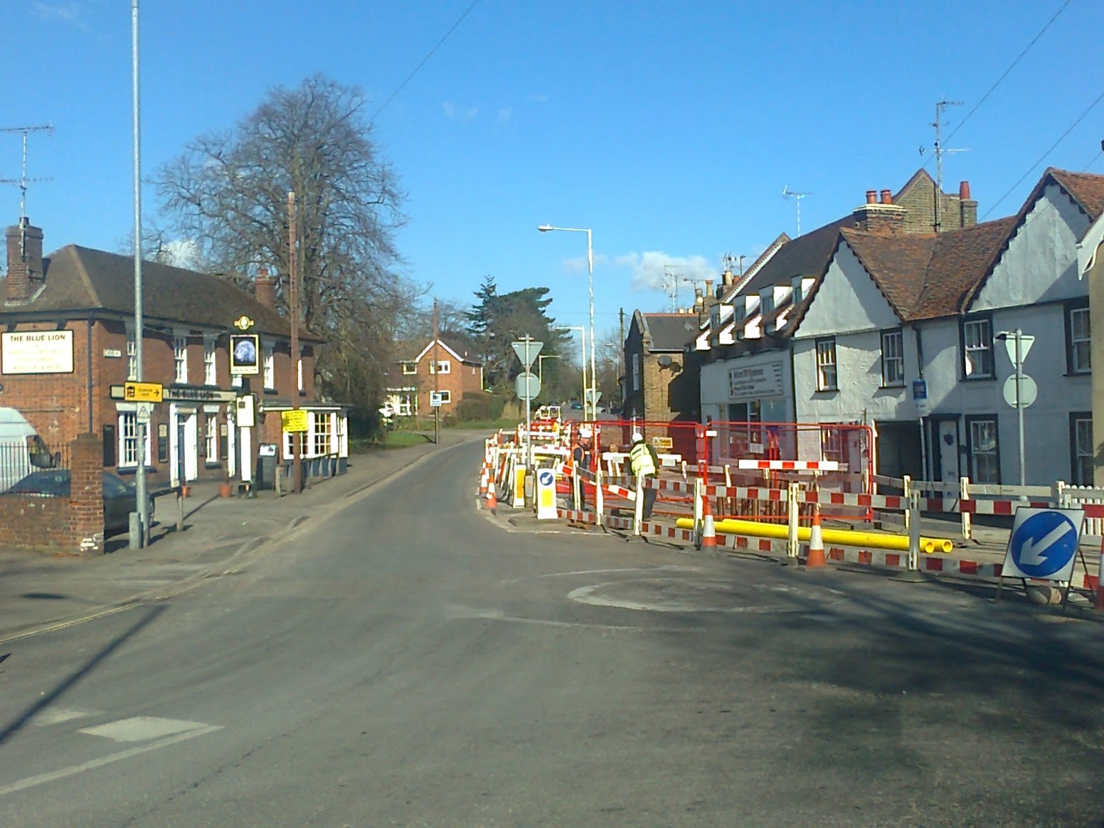Great Baddow Baddow Road Roadworks Cause Congestion