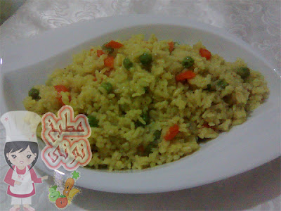 أرز بالكركم و الخضار Yellow+rice+8