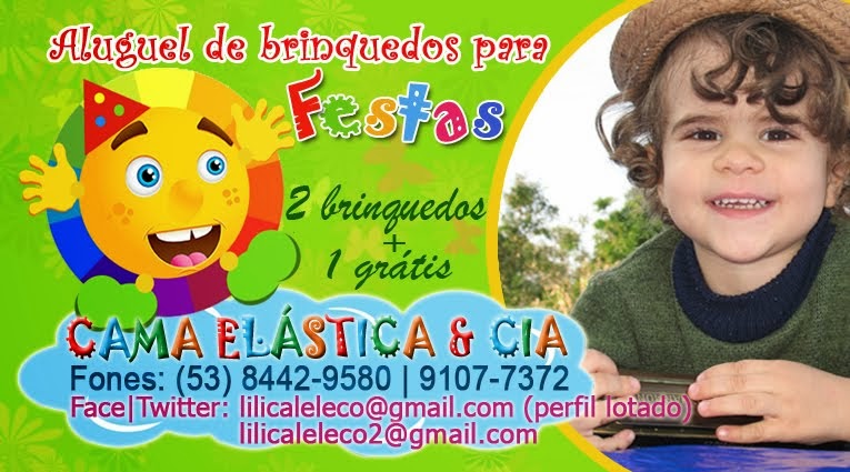 CAMA ELÁSTICA & CIA FESTAS E EVENTOS PELOTAS - ALUGUEL DE BRINQUEDOS INFLÁVEIS