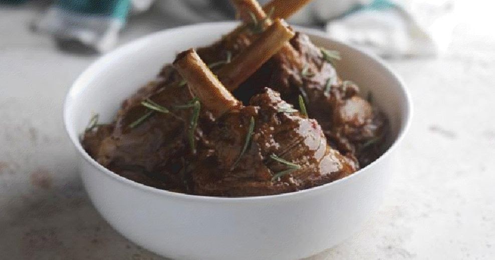 PEBBLE SOUP A Great British Chef's Slow Cooked recipe Lamb Shanks