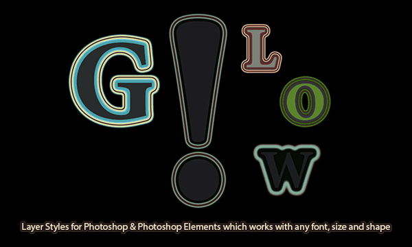 Glow Layer Styles for Photoshop and Elements Available on Adobe Exchange Glow Layer Styles for Photoshop and Elements Available on Adobe Exchange