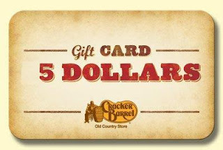 Free $5 Cracker Barrel Gift Card - HEAVENLY STEALS