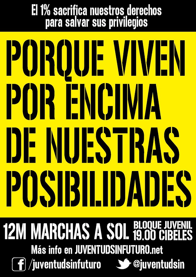 El 12M nos vemos otra vez en las calles