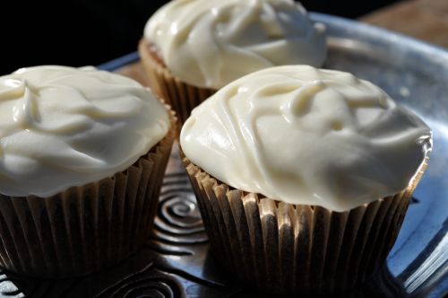 Dairy-free, Soy-free Vegan Cream Cheese Frosting with Double Chocolate Zucchini Cupcakes