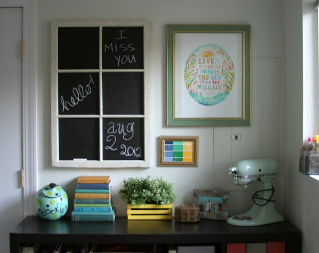 make bake and love DIY Chalkboard Window Frame