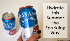 Hydrate this Summer the Sparkling Way on Diane's Vintage Zest! #DASANIsparkling