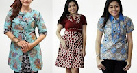 model baju batik modern orang gemuk