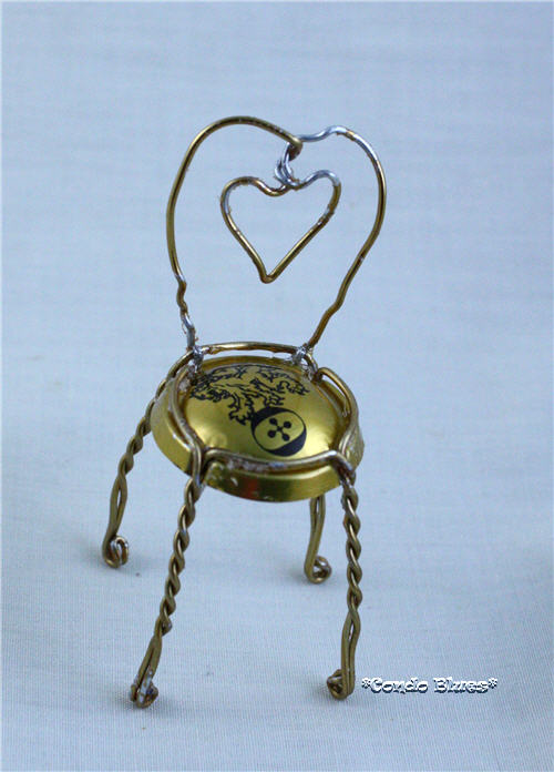 Condo Blues How to Make a Champagne Cork Cage Chair