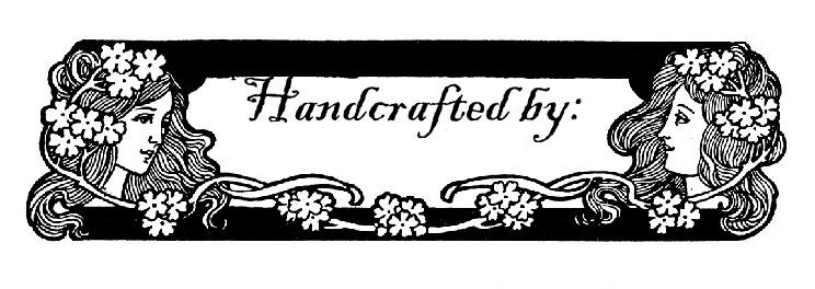 Handcrafted Beauty Labels Set 1