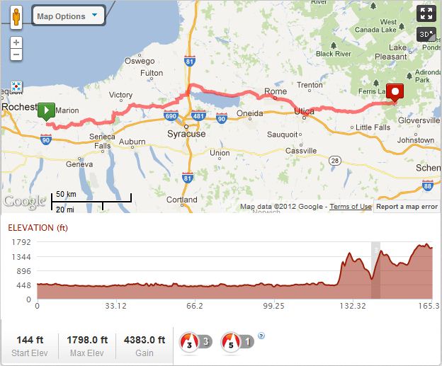 Brian & Rylan's Cycling Journey Day 5 RochesterCanada Lake