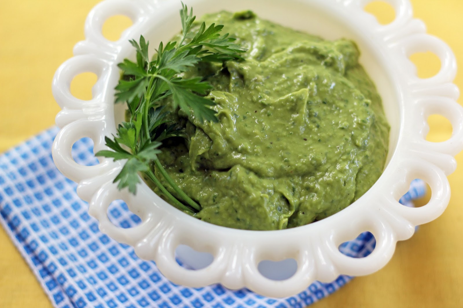 Blue Kale Road Artichokes with AvocadoAnchovy Dip