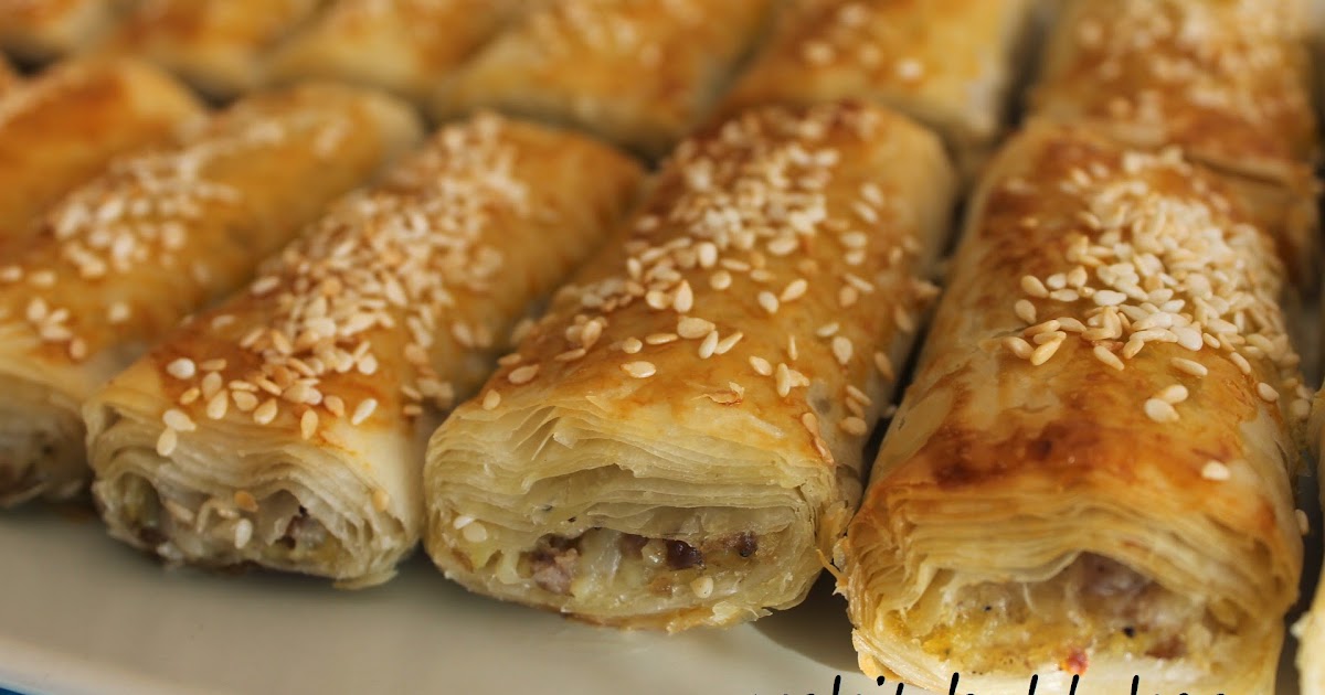 vakit buldukça baklava yufkasıyla kıymalı patatesli börek