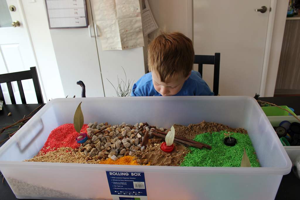 Down the Right of Way Dinosaur Habitat