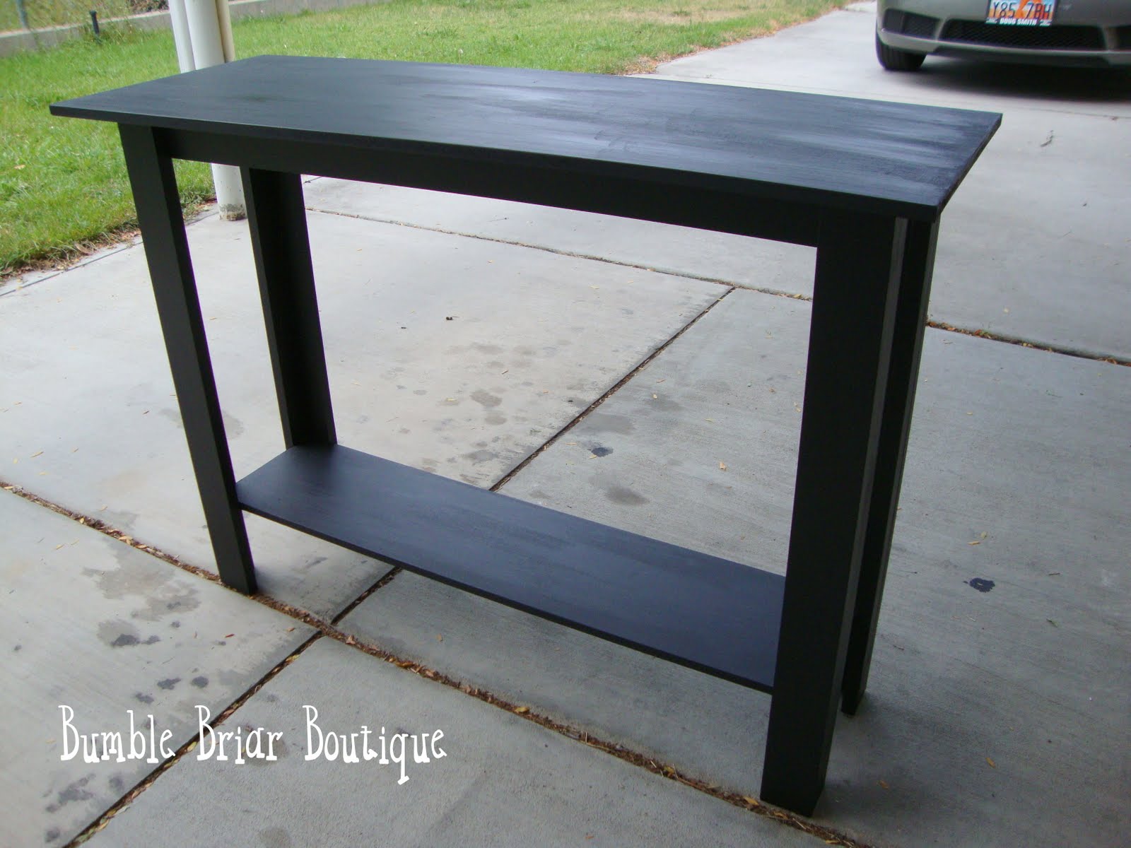 Bumble Briar Boutique How to build a sofa table...