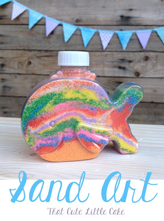 That Cute Little Cake {Mermaid Party} Part 2 Sand Art Activity