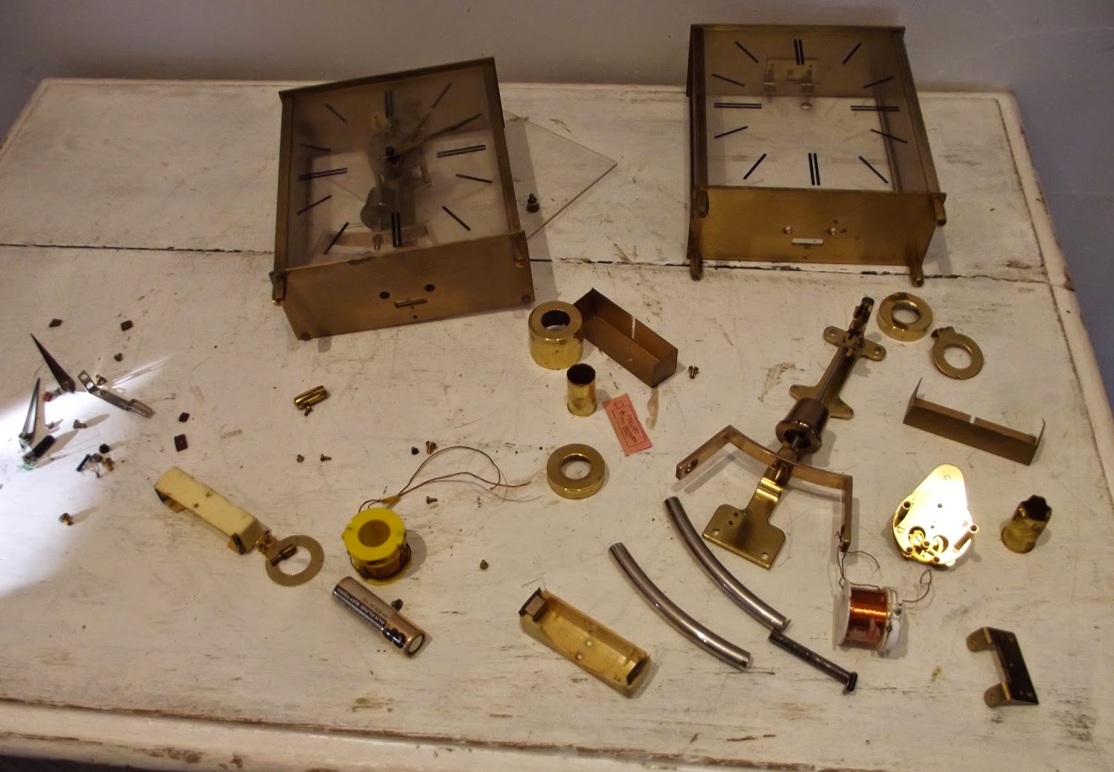 www.didoulabrocante.fr lot piece détachées horlogerie pendule kundo