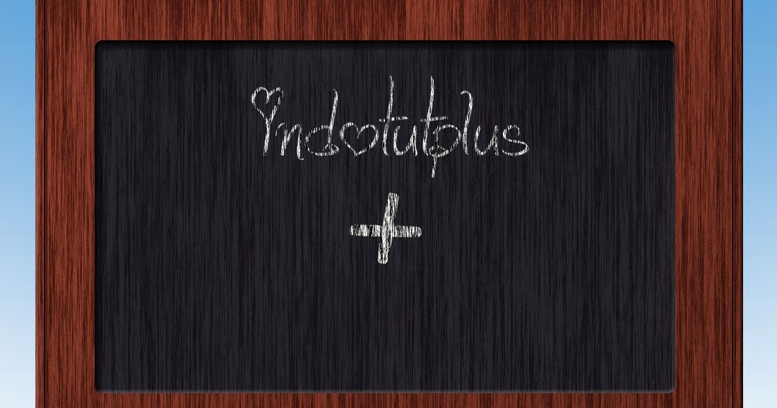 Cara Membuat Papan Tulis dan Tulisan Kapur Tulis di