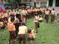 suasana perkemahan bhakti pramuka