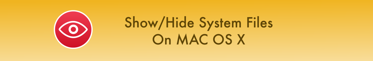 Show Hidden Files On Mac OS X