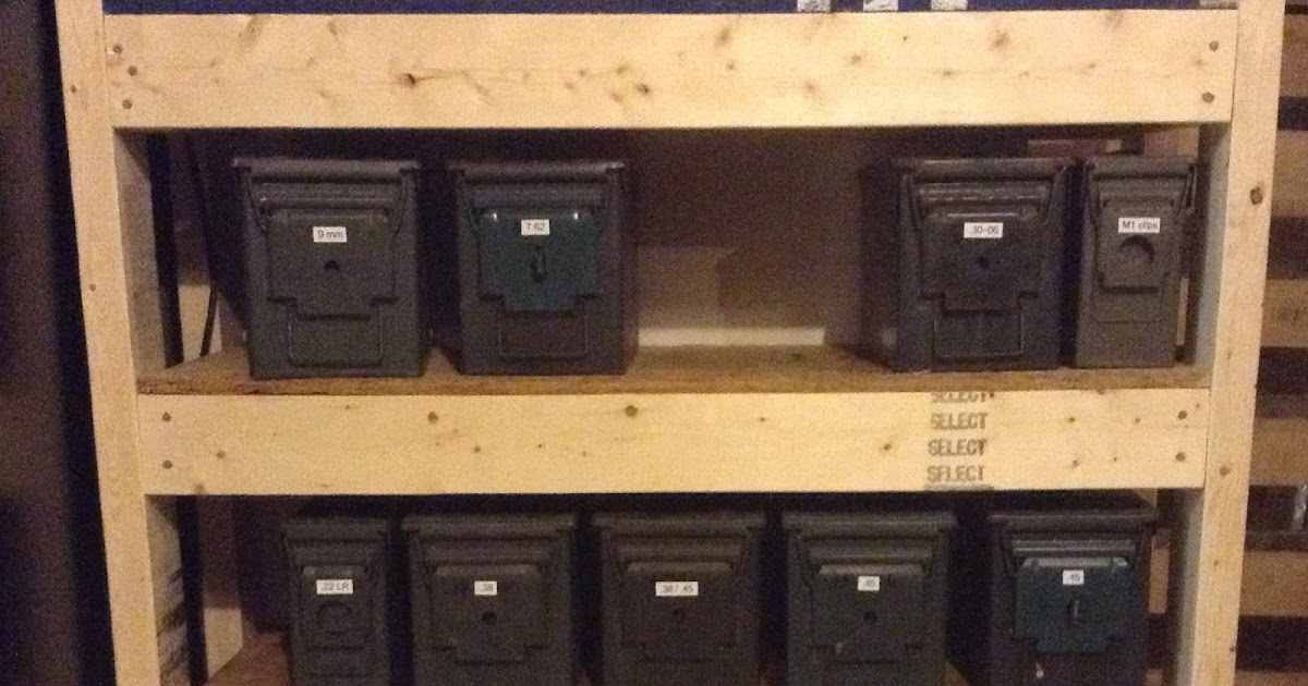 DIY Defense Ammo Shelves