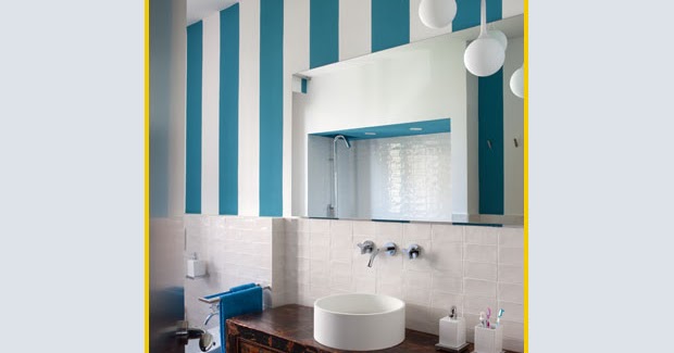 Interior relooking: la parete a righe