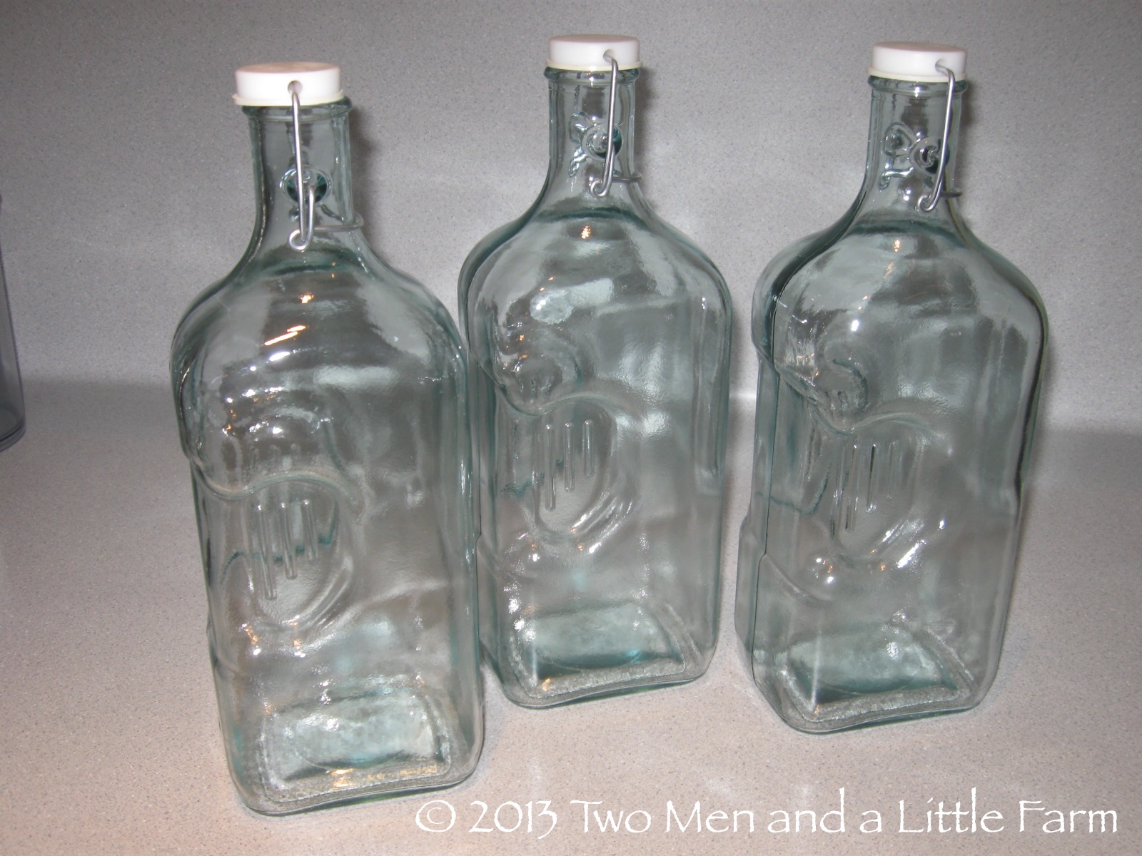 Two Men and a Little Farm RETRO WATER BOTTLES