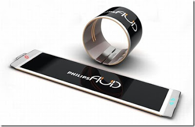 Smartphone concept Philips Fluid