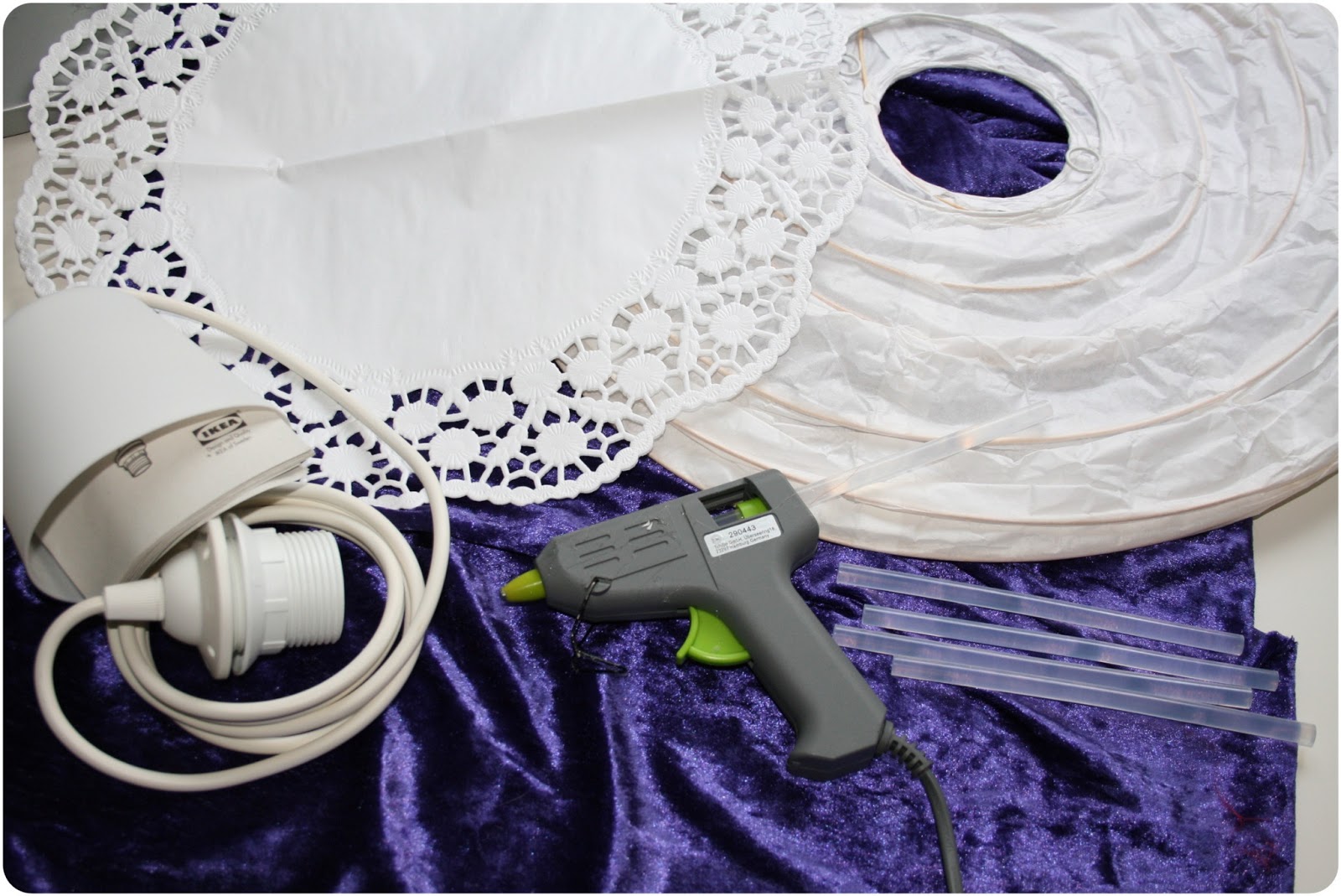 Die landgräfin: diy designer lampe i.