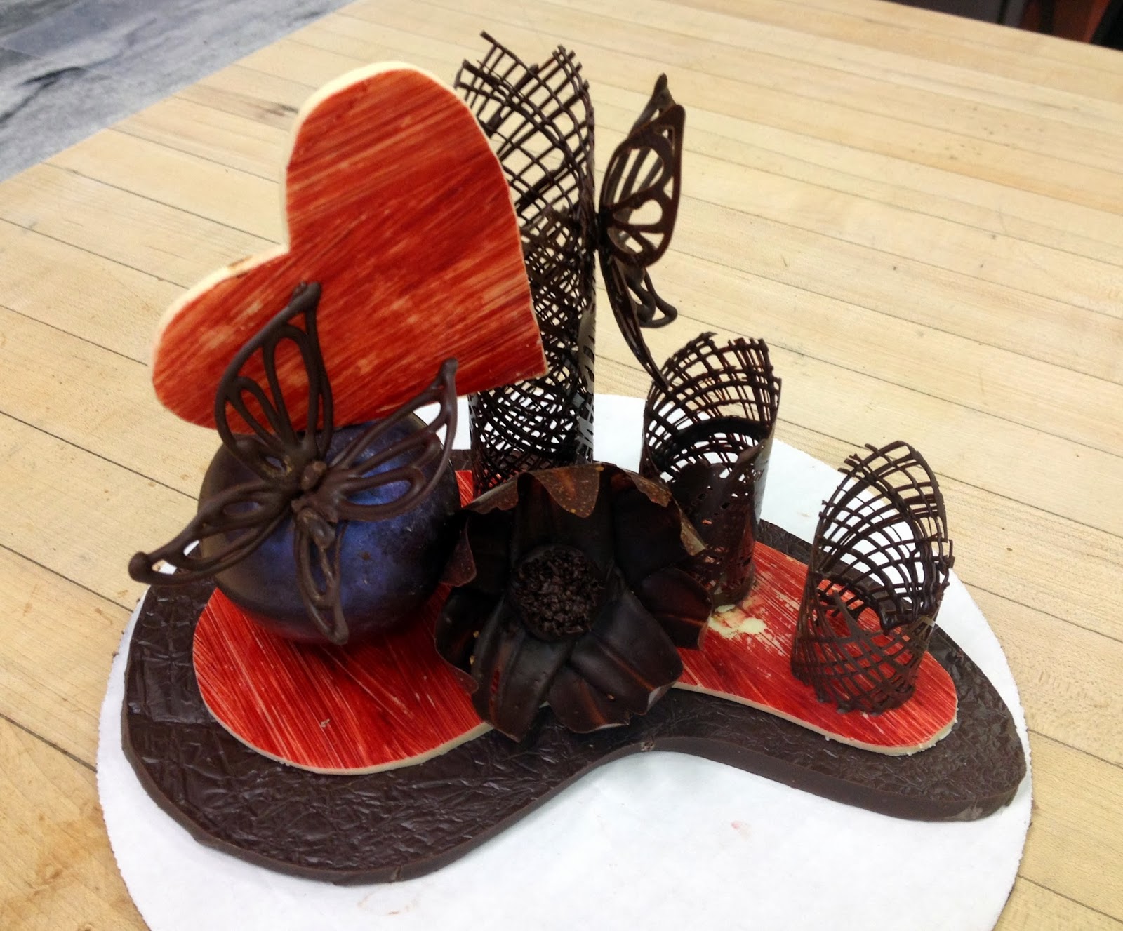 Phillips Cakes Valentine's Day Chocolate Sculpture