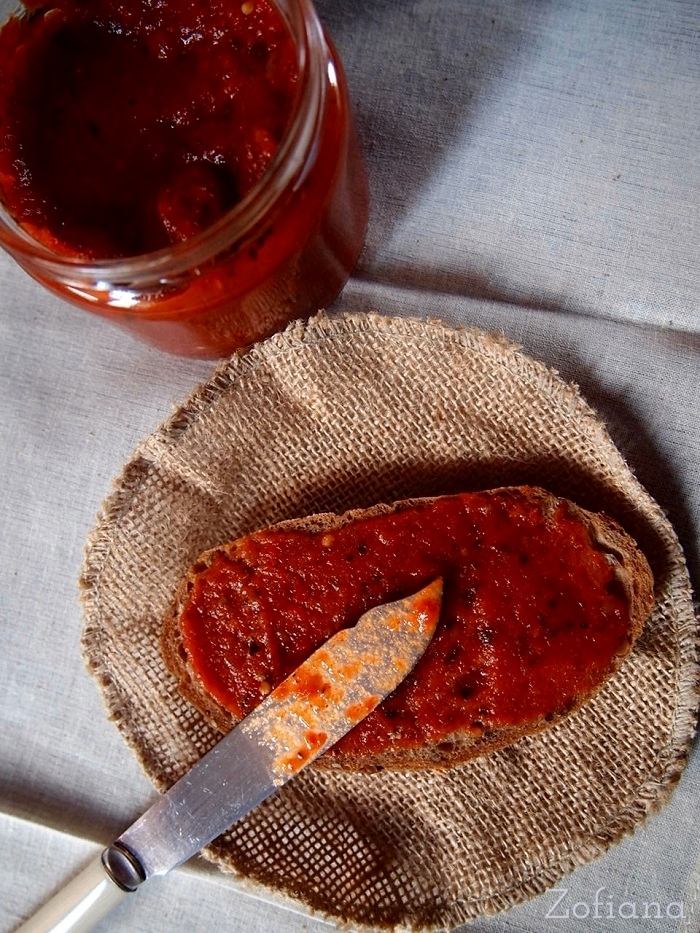 Z O F I A N A Pasta Ajvar Ajwar Moja Wersja Z Dodatkiem Cukinii I Aromatycznych Przypraw