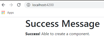 Creating component in Angular