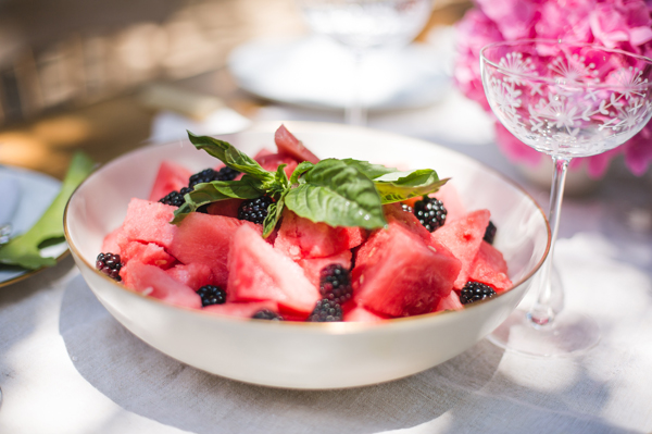 watermelon and berries