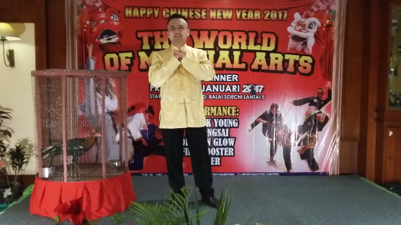MC at CHINESE NEW YEAR - THE WORLD OF MARTIAL ARTS