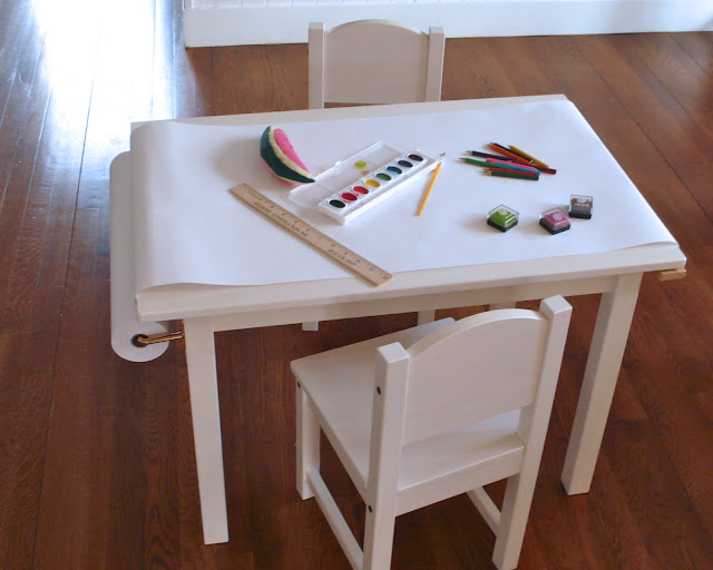 Sea Urchin Studio: kiddo art table