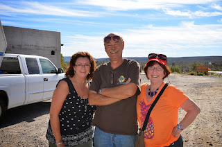 Dee, Dave and Lynne taking a break from driving