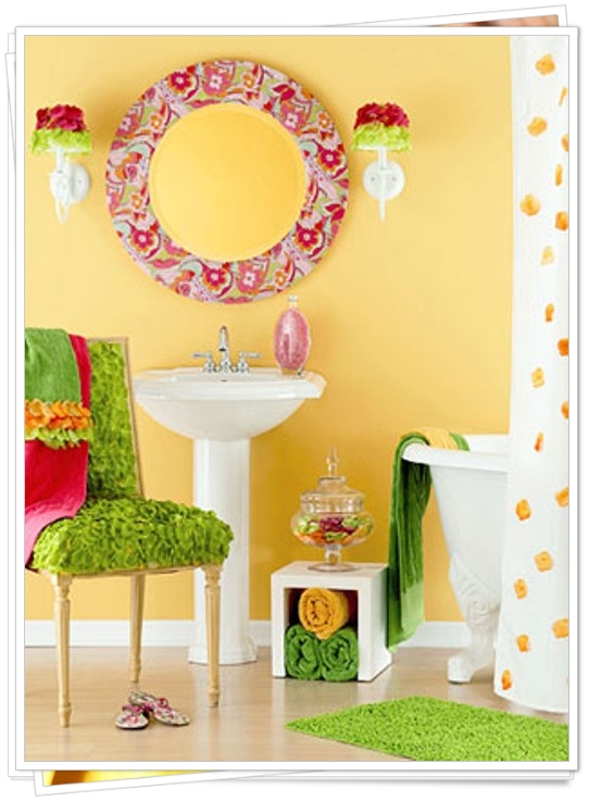 8 Ideas Artistic Bathrooms in Warm Colors Lovesepphoras