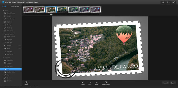 Retoca imágenes con el editor online Photoshop Express Retoca imágenes con el editor online Photoshop Express