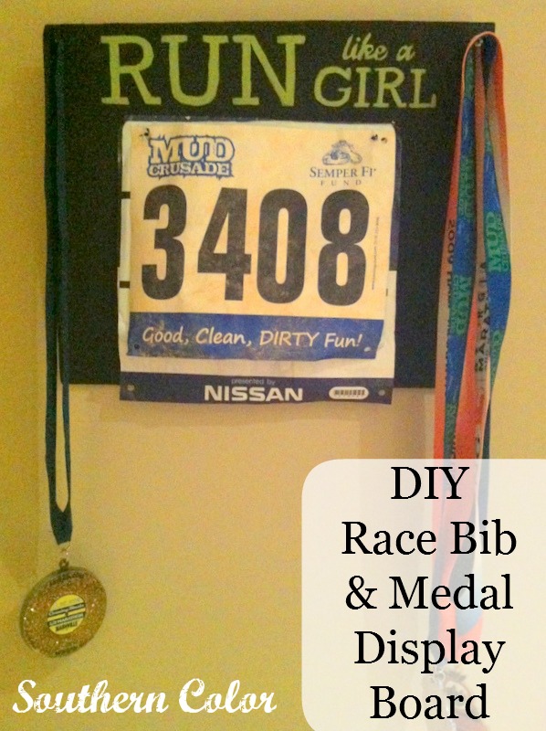 Southern Color DIY Race Bib Display