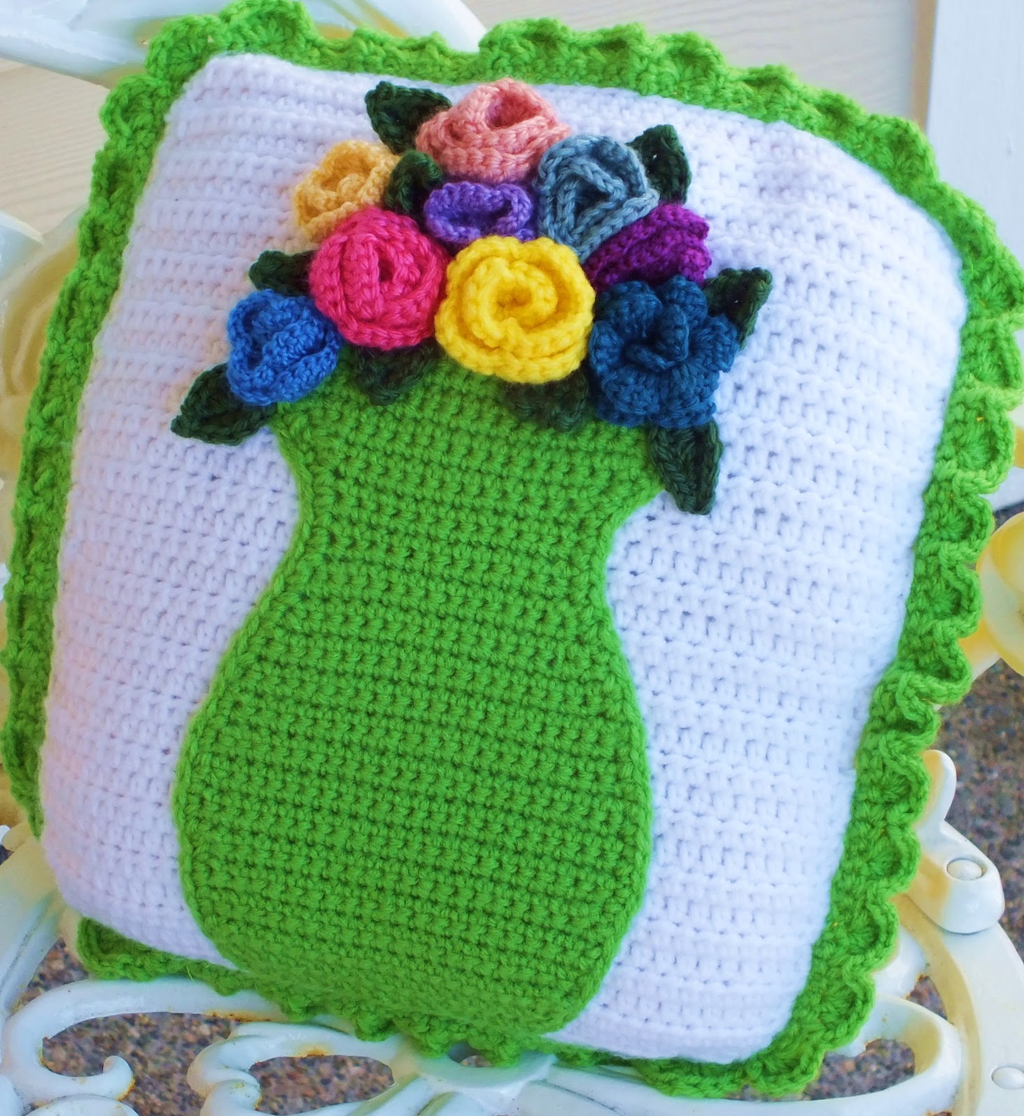 Connie's Spot© Crocheting, Crafting, Creating! Summer Porch Pillows©