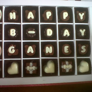 Cokelat ucapan selamat ulang tahun