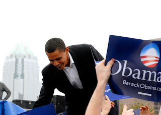 Dan Zwirn Supports Obama | Obama Greets Supporters at a Campaign Event