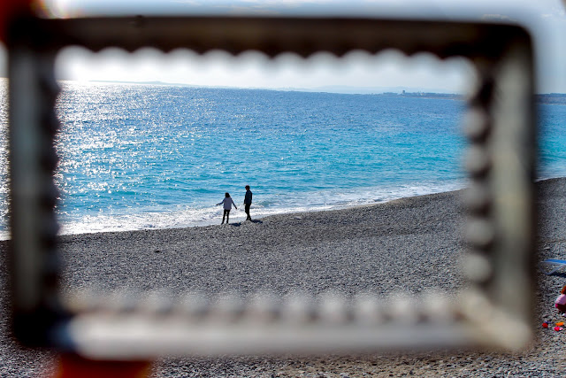 'Nice' biscuit cutter beach photo