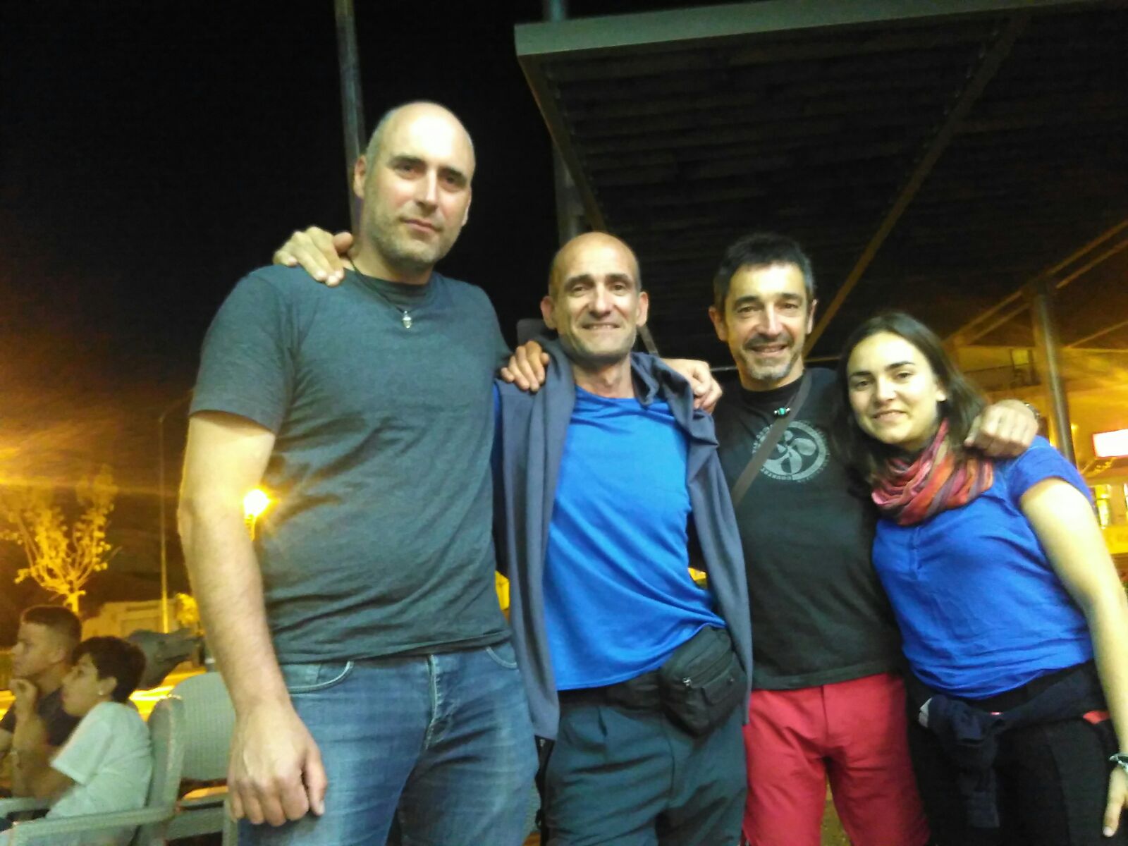 Fernando, Jokin, Eduardo e Inés