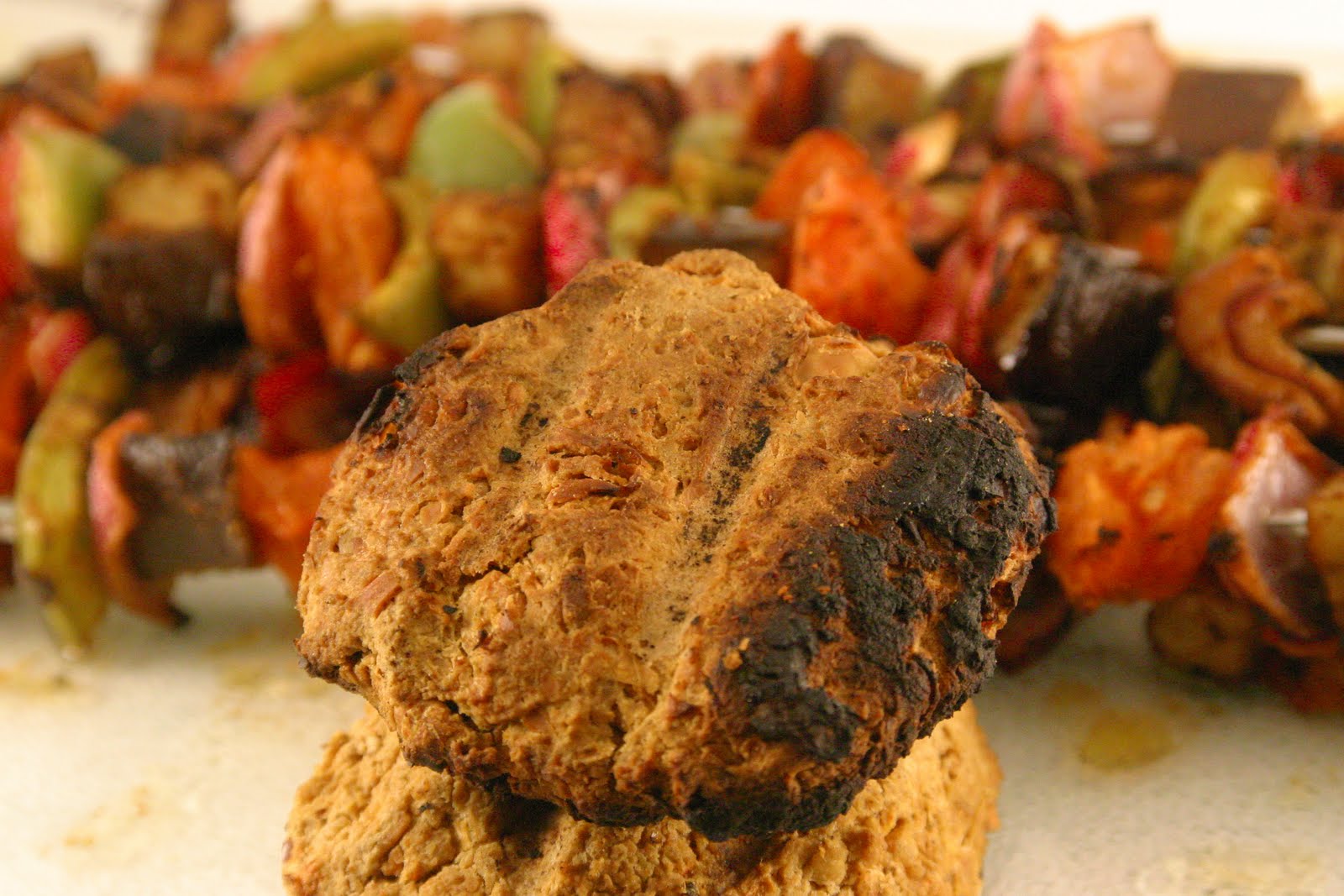 MoroccanSeasoned Chickpea Patties and Veggies Cuts Recipes for