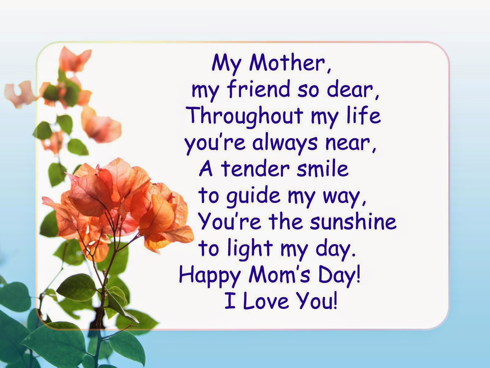 Lovely Mother's Day 2014 Poem and Quotes Download Lovely Mother's Day 2014 Poem and Quotes Download