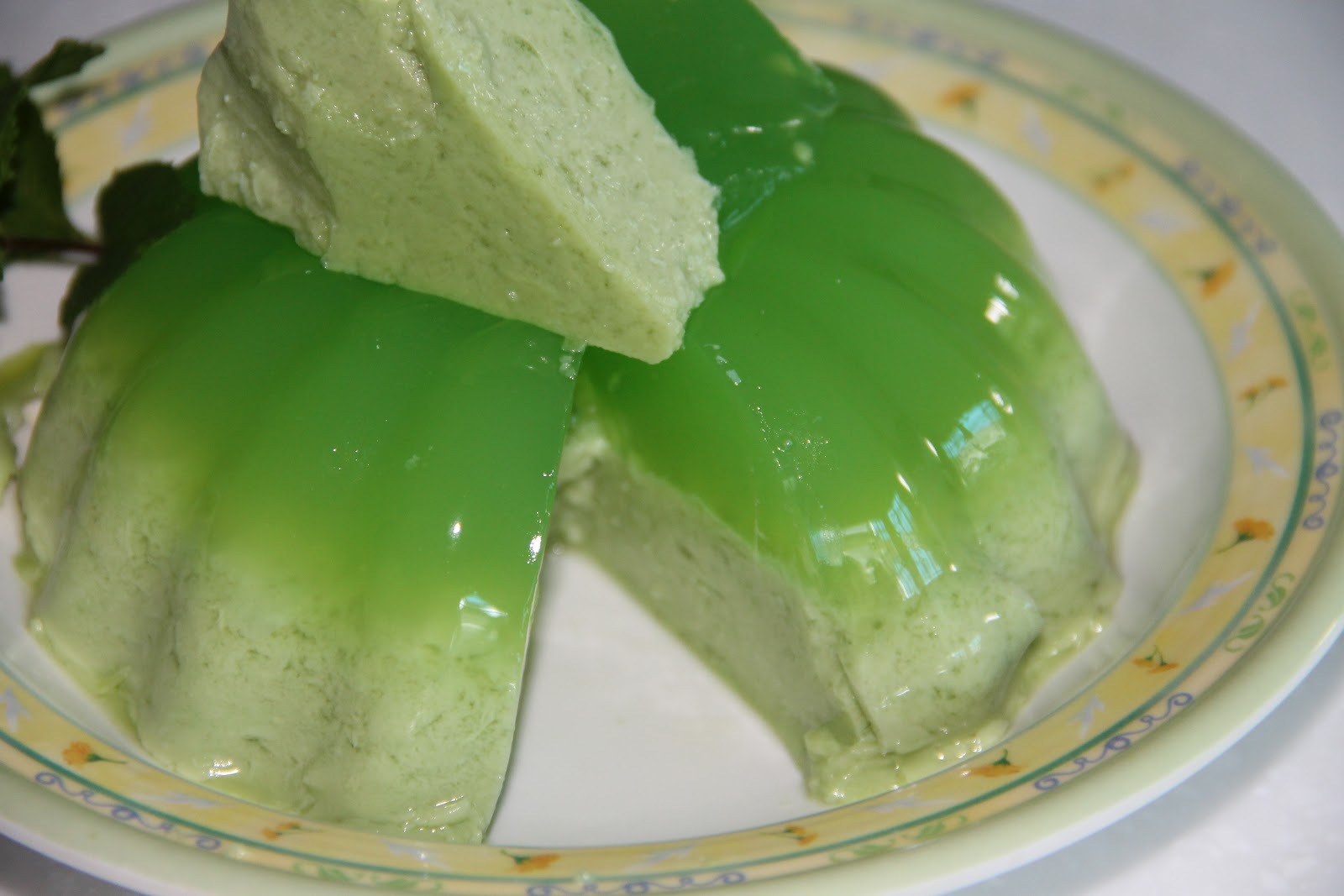 ICookUMakan Agaragar Santan (Coconut Milk Jelly)