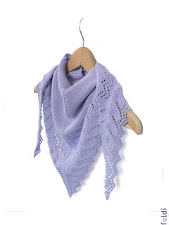 machine knitted passap scarf perfection leaf
